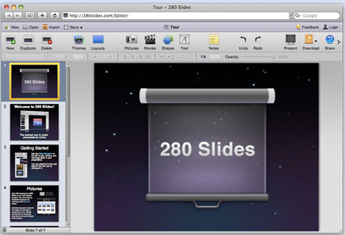 280 slides