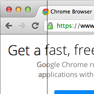 Chrome oppdatert med Retina-støtte