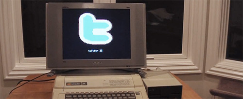 Twitter Apple //e